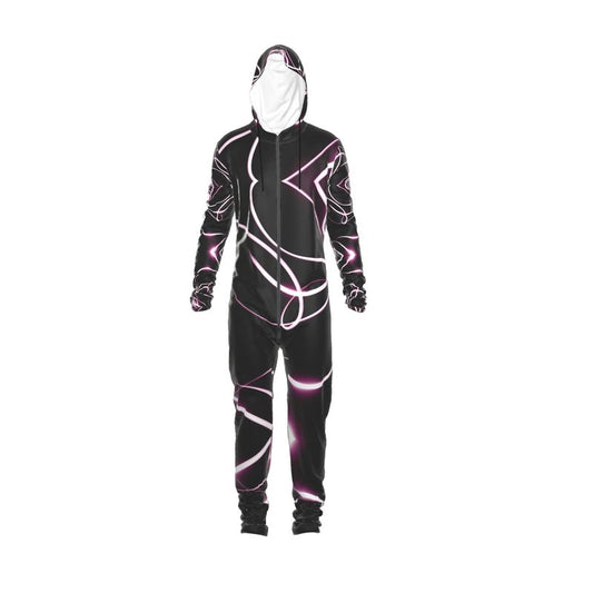 UNTITLED x Indira Cesarine "Lumière" Series Black and Pink Hazmat Suit - Limited Edition