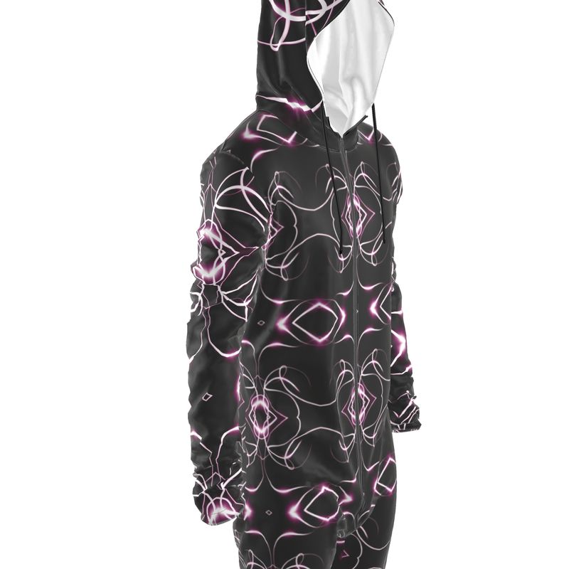 UNTITLED x Indira Cesarine "Lumière" Series Black and Pink Kaleidoscopic Hazmat Suit - Limited Edition