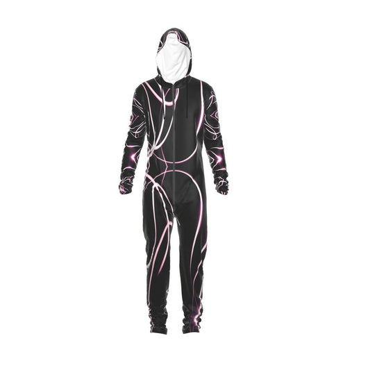 UNTITLED x Indira Cesarine "Lumière" Series Black and Pink Hazmat Suit - Limited Edition