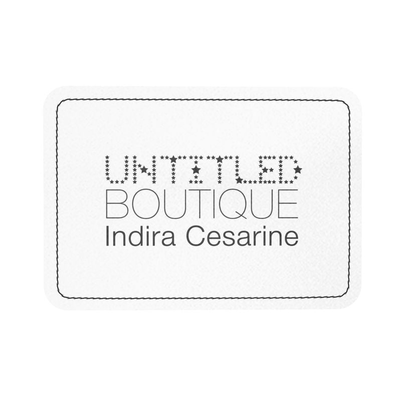 UNTITLED x Indira Cesarine "Lumière" Series Black and White Kaleidoscopic Crossbody Bag With Chain - Limited Edition