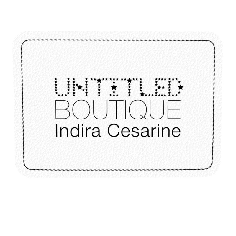 UNTITLED x Indira Cesarine "Lumière" Series Black and White Kaleidoscopic Fanny Pack - Limited Edition