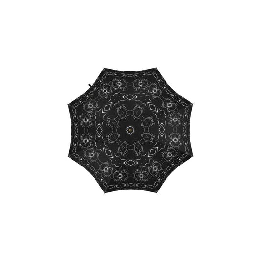 UNTITLED x Indira Cesarine "Lumière" Series Black and White Kaleidoscopic Umbrella - Limited Edition