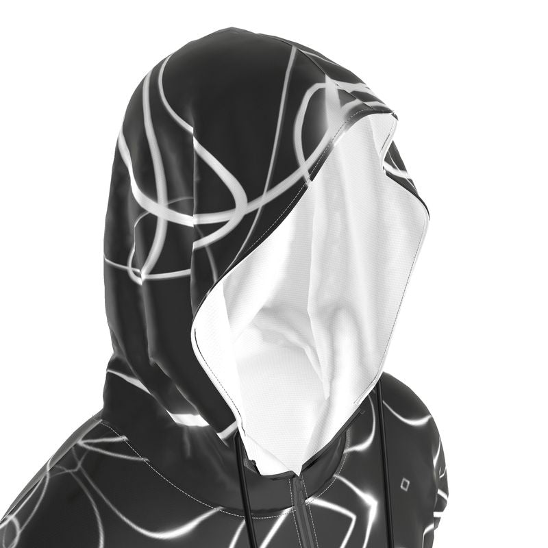 UNTITLED x Indira Cesarine "Lumière" Series Black and White Kaleidoscopic Hazmat Suit - Limited Edition