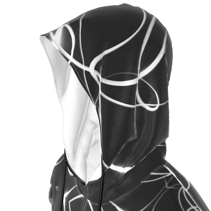 UNTITLED x Indira Cesarine "Lumière" Series Black and White Kaleidoscopic Hazmat Suit - Limited Edition