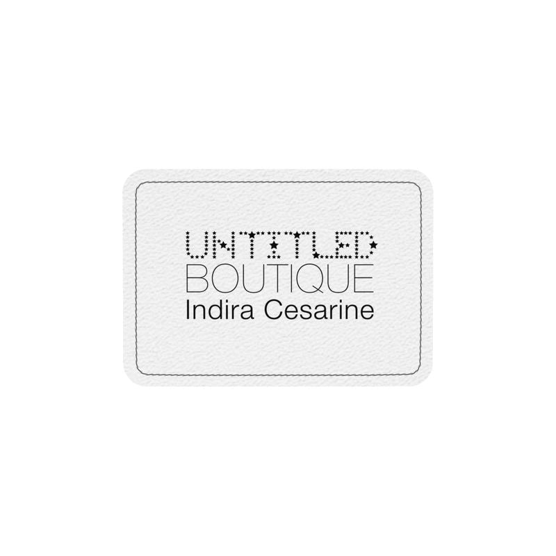 UNTITLED x Indira Cesarine "Lumière" Series Black and White Kaleidoscopic Mini Bonchurch Bag - Limited Edition