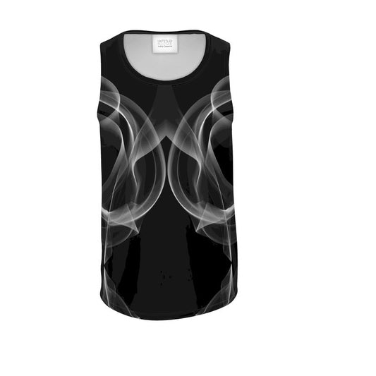 UNTITLED x Indira Cesarine "Lumière" Series Black and White Smoke Tank Top - Limited Edition