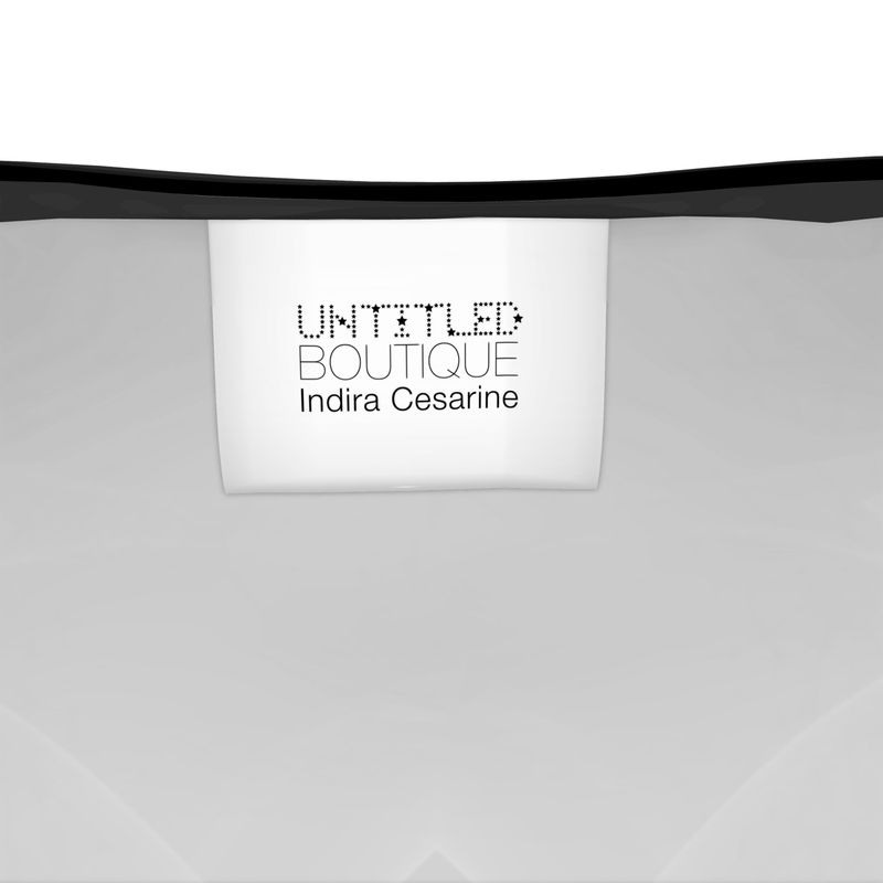 UNTITLED x Indira Cesarine "Lumière" Series Black and White Smoke Tank Top - Limited Edition