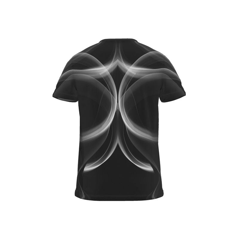 UNTITLED x Indira Cesarine "Lumière" Series Black and White Smoke T-Shirt - Limited Edition