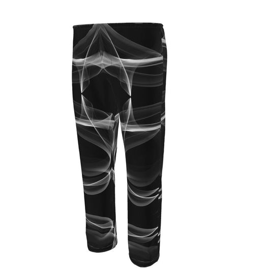 UNTITLED x Indira Cesarine "Lumière" Series Black and White Men's Smoke Pajama Bottoms - Limited Edition