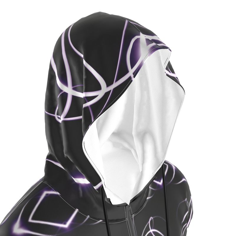 UNTITLED x Indira Cesarine "Lumière" Series Black and Violet Kaleidoscopic Hazmat Suit - Limited Edition