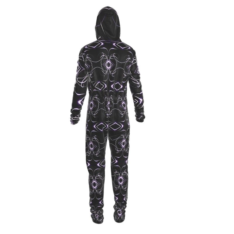 UNTITLED x Indira Cesarine "Lumière" Series Black and Violet Kaleidoscopic Hazmat Suit - Limited Edition