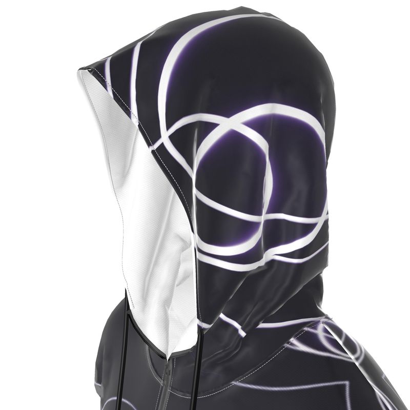 UNTITLED x Indira Cesarine "Lumière" Series Black and Violet Circle Hazmat Jumpsuit - Limited Edition