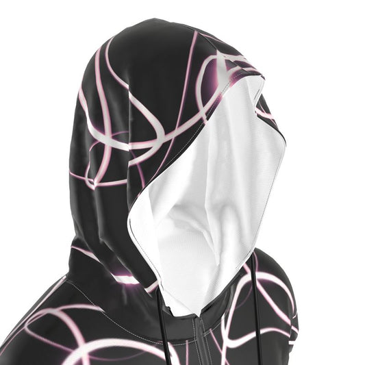 UNTITLED x Indira Cesarine "Lumière" Series Black and Pink Kaleidoscopic Hazmat Jumpsuit - Limited Edition