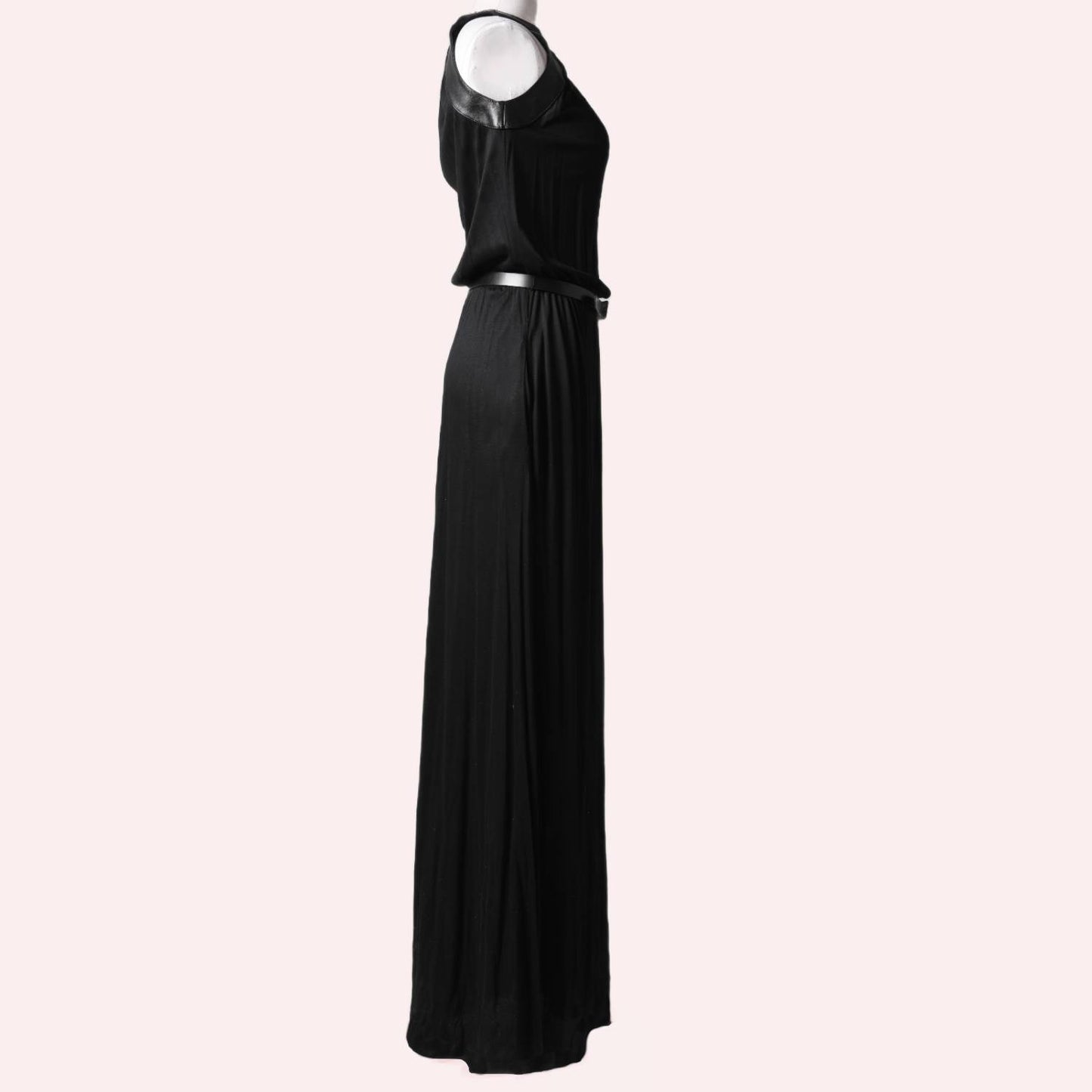 KARL LAGERFELD Black Sleeveless Maxi Dress