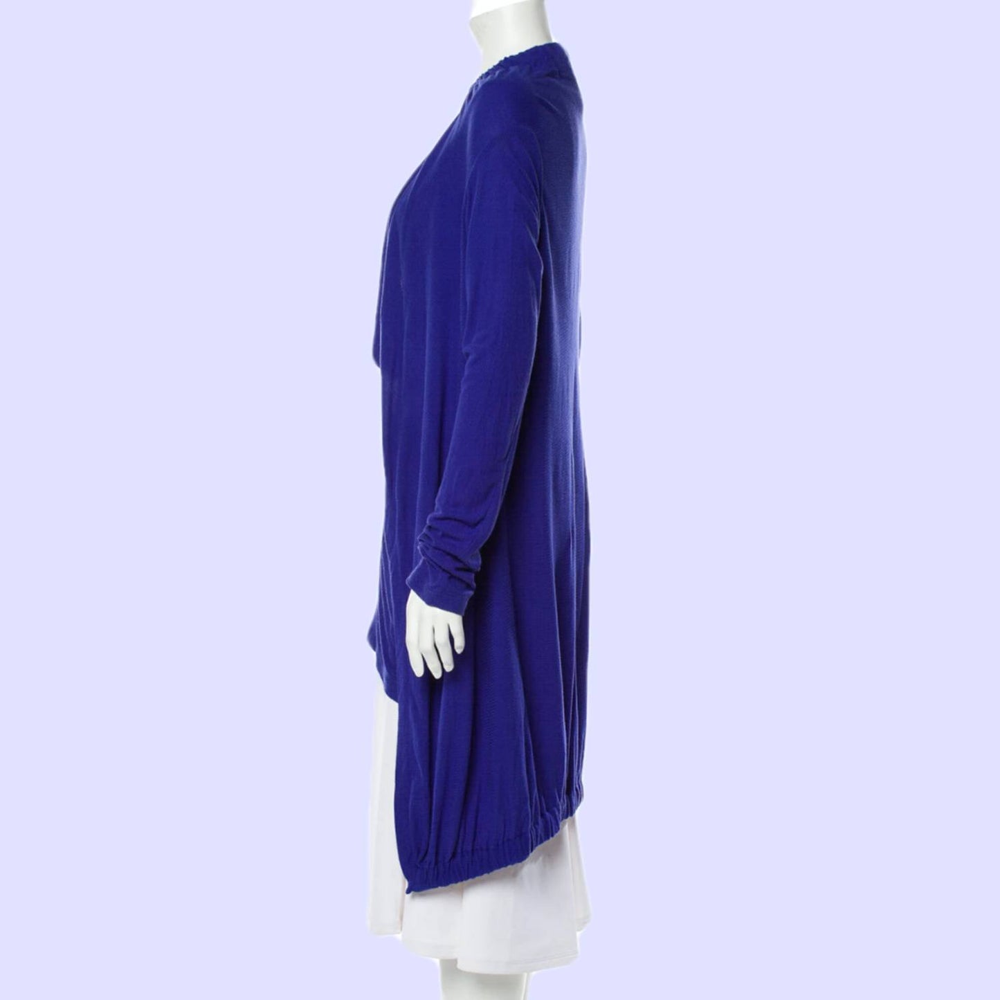 ZERO + MARIA CORNEJO Two Piece Cobalt Blue Mini Dress and Cardigan Set