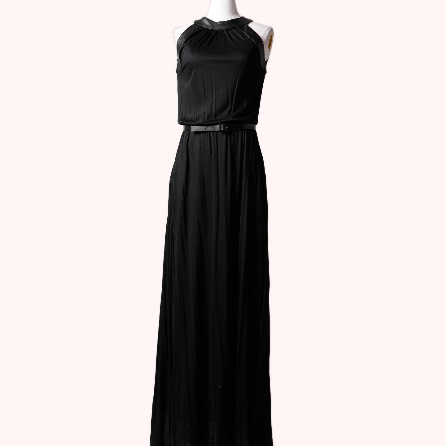 KARL LAGERFELD Black Sleeveless Maxi Dress