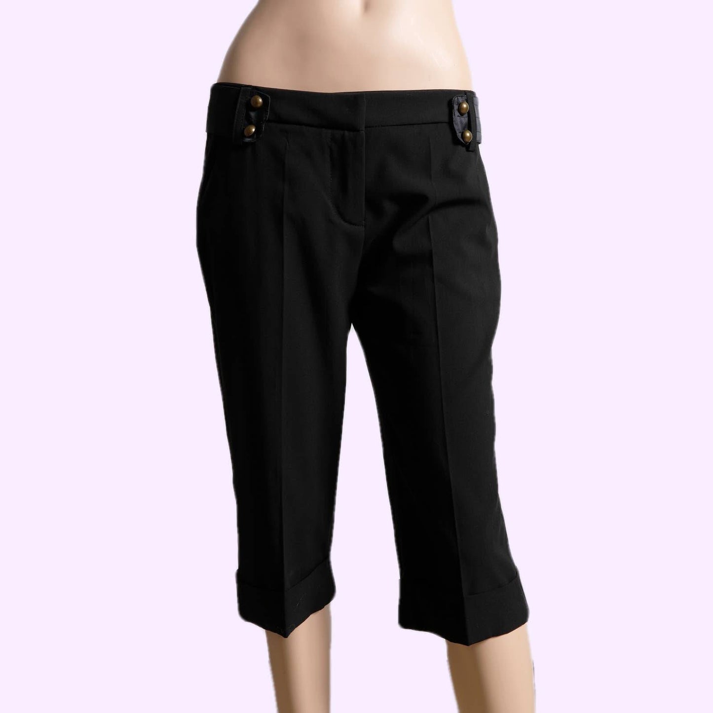 SANDRO Black Trouser Shorts