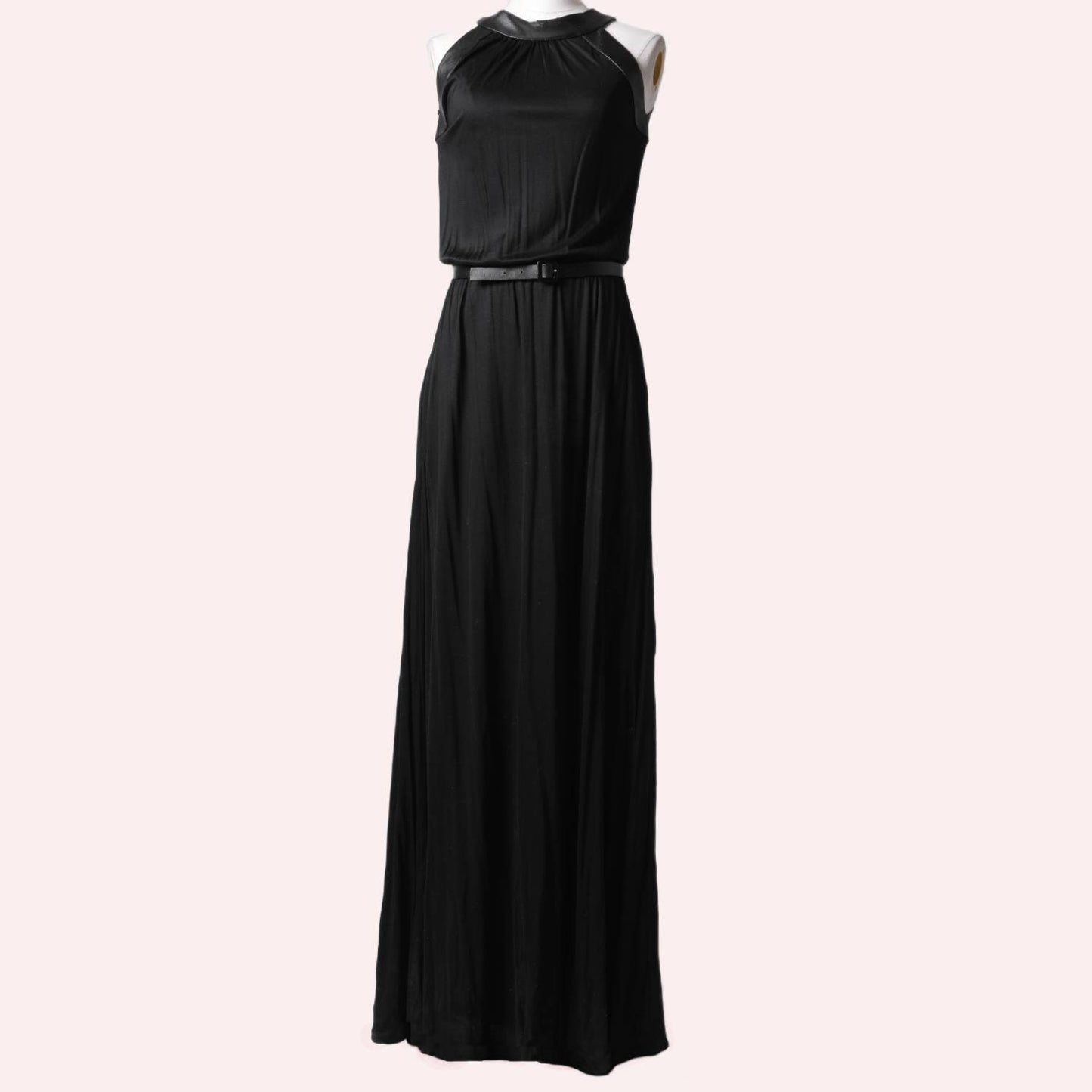 KARL LAGERFELD Black Sleeveless Maxi Dress