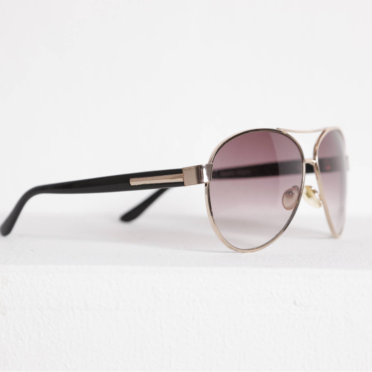 SEAN JOHN Purple Tinted and Gold Trimmed Sunglasses